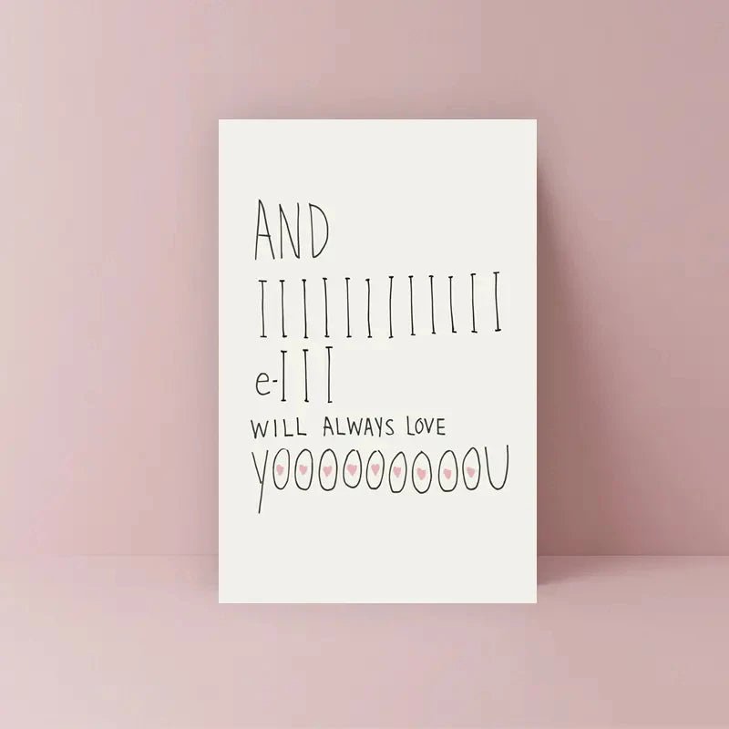 1 pc Valentine's Day Cards For Every Person In Your Life,A Fun And Creative Holiday Greeting Card Sweet Funny Card For Valentine - everyday trend
