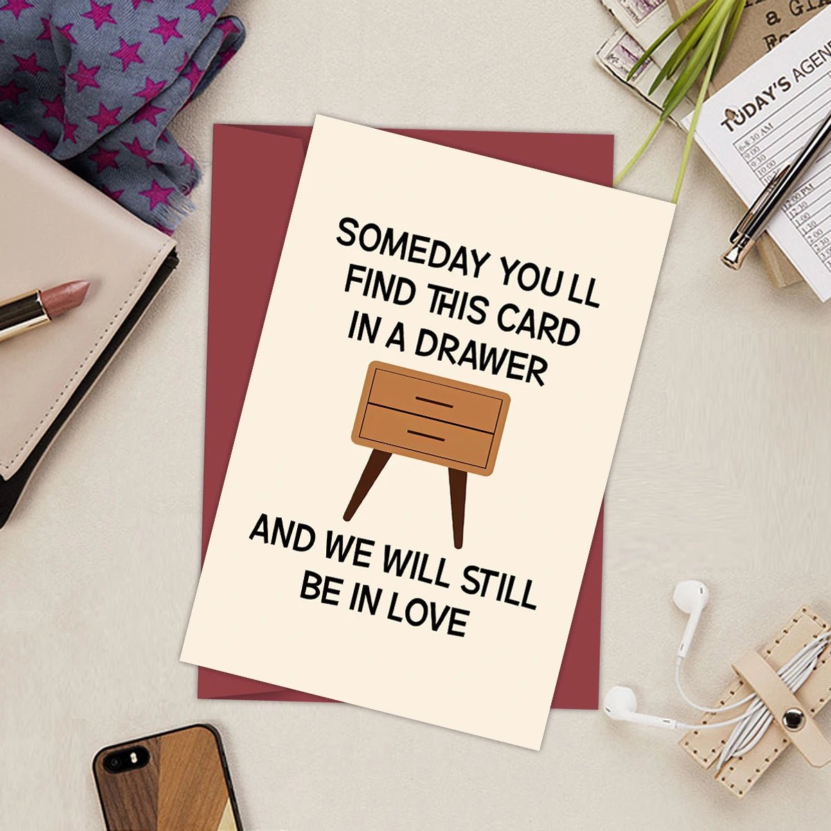 1PC Funny Anniversary Card,I Promise to Always Be by Your Side,Birthday Card for Husband Boyfriend,Valentines Day for Him Her - everyday trend