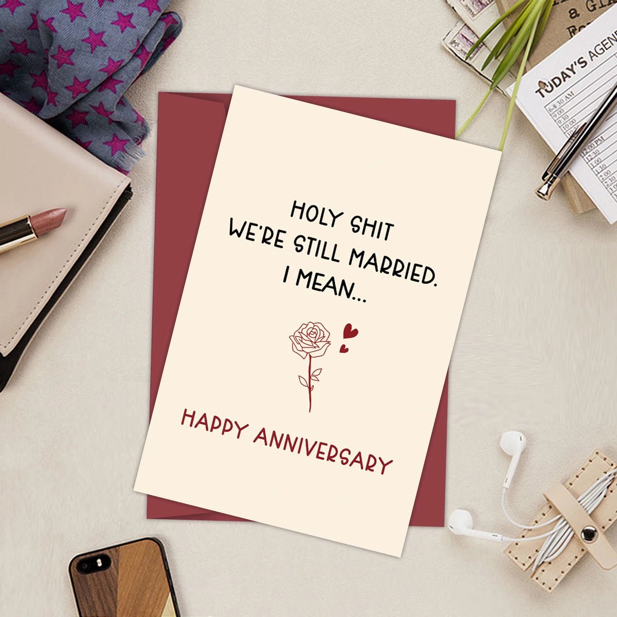 1PC Funny Anniversary Card,I Promise to Always Be by Your Side,Birthday Card for Husband Boyfriend,Valentines Day for Him Her - everyday trend