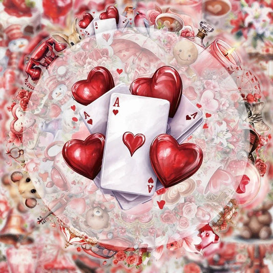 50 Valentine's Day Confession Gift Stickers, Vibrant Stickers and Decals, Multiple Styles Without Duplication, Suitable for Water Bottles, Laptops, Suitcases, Skateboards, Guitars, Party Decorations - everyday trend