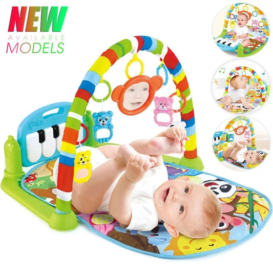 Baby Activity Gym Music Rack Early Education Toy Gifts Newborn 0 - 36 Months Piano Keyboard Infant Crawling Blanket Pedal Play Mat - everyday trend